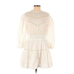 NWT LoveShackFancy x Target Talulah in White Pintuck Yoke Lace Trim Dress XS